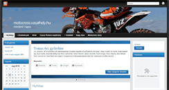 Desktop Screenshot of motocross.vasarhely.hu